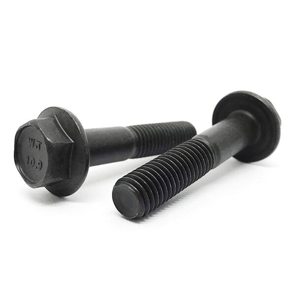 Boltsandnuts.Com Class 10.9, M14-1.5 Flange Bolt, Phosphate and Oil 100 mm L M14F100BF10P/D-1 - main